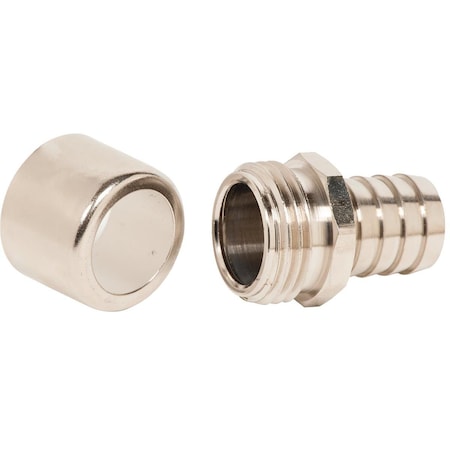 Dramm 5/8In Male Hose Fitting/Ferrule Set Pk/12 10-17810